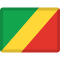 flag: Congo - Brazzaville on platform Facebook