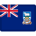 flag: Falkland Islands on platform Facebook