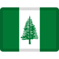 flag: Norfolk Island on platform Facebook