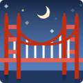 bridge at night on platform Facebook