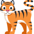 tiger on platform Facebook