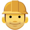 man construction worker on platform Facebook