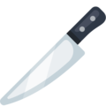 kitchen knife on platform Facebook