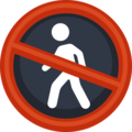 no pedestrians on platform Facebook