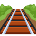 railway track on platform Facebook