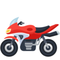 racing motorcycle on platform Facebook