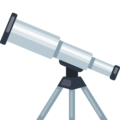 telescope on platform Facebook