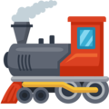 steam locomotive on platform Facebook