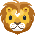 lion face on platform Facebook