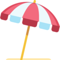 umbrella on ground on platform Facebook