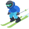 skier on platform Facebook