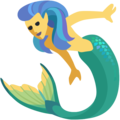 mermaid on platform Facebook