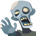 man zombie on platform Facebook