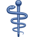 medical symbol on platform Facebook