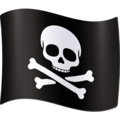 pirate flag on platform Facebook