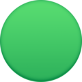 green circle on platform Facebook