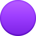 purple circle on platform Facebook