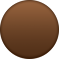 brown circle on platform Facebook