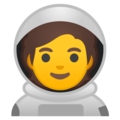 astronaut on platform Google