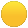 yellow circle on platform Google