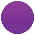 purple circle on platform Google