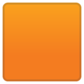 orange square on platform Google