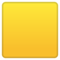 yellow square on platform Google