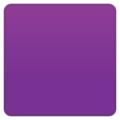 purple square on platform Google