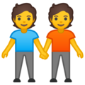 people holding hands on platform Google