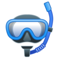 diving mask on platform Google
