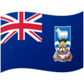 flag: Falkland Islands on platform Google
