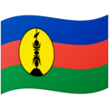 flag: New Caledonia on platform Google