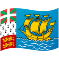 flag: St. Pierre & Miquelon on platform Google