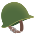 military helmet on platform Google