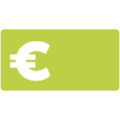 euro banknote on platform Google