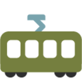 tram car on platform Google