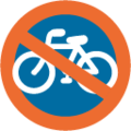no bicycles on platform Google