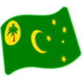 flag: Cocos (Keeling) Islands on platform Google