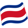 flag: Costa Rica on platform Google