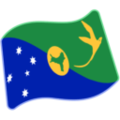 flag: Christmas Island on platform Google