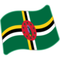 flag: Dominica on platform Google