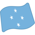 flag: Micronesia on platform Google