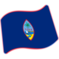 flag: Guam on platform Google