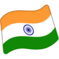 flag: India on platform Google