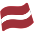 flag: Latvia on platform Google