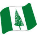 flag: Norfolk Island on platform Google