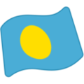 flag: Palau on platform Google