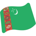 flag: Turkmenistan on platform Google