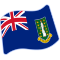 flag: British Virgin Islands on platform Google