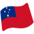flag: Samoa on platform Google